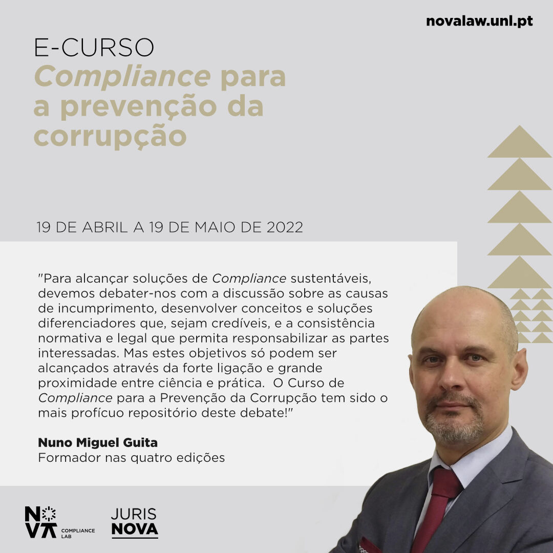 E-Curso de Compliance para a Prevenção da Corrupção
